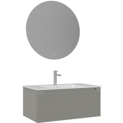 Orka Olbia 80 Cm Mat Kaşmir Banyo Dolabı Takımı