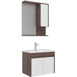 Orka Serra 65 Cm Beyaz-Navaro Banyo Dolabı Takımı