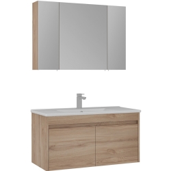 Orka Side 100 Cm Kapaklı Legnano Banyo Dolabı Takımı
