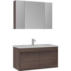 Orka Side 100 Cm Kapaklı Navaro Banyo Dolabı Takımı