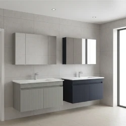 Orka Tivoli 100 Cm Mat Lacivert Banyo Dolabı Takımı Hemen Al