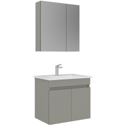 Orka Tivoli 65 Cm Mat Kaşmir Banyo Dolabı Takımı