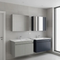 Orka Tivoli 85 Cm Mat Lacivert Banyo Dolabı Takımı Hemen Al