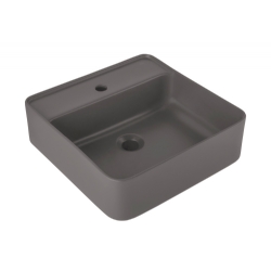 Kale Smartedge 45X45 Cm Mat Antrasit Kare Lavabo