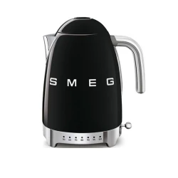 Smeg Siyah Isı Ayarlı Kettle KLF04BLEU (1.7lt) Hemen Al