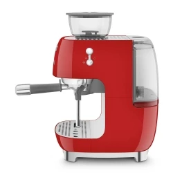 Smeg Kırmızı Öğütücülü Espresso Kahve Makinesi EGF03RDEU Hemen Al