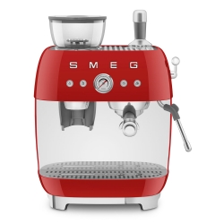 Smeg Kırmızı Öğütücülü Espresso Kahve Makinesi EGF03RDEU