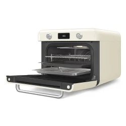 Smeg Tezgah Üstü Kombi Buharlı Krem Fırın COF01CREU Hemen Al