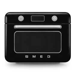 Smeg Tezgah Üstü Kombi Buharlı Siyah Fırın COF01BLEU