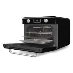 Smeg Tezgah Üstü Kombi Buharlı Siyah Fırın COF01BLEU Hemen Al