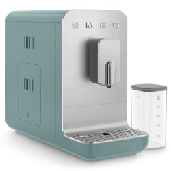 Smeg Zümrüt Yeşili Süt Sistemli Otomatik Espresso Kahve Makinesi BCC13EGMEU Hemen Al