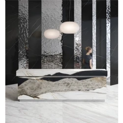 T-One Black Swan 12 mm Mat Porselen Tezgah 162x323 Hemen Al
