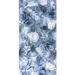 T-One Blue Blossoms 6 mm Mat Porselen Plaka 160x320 Hemen Al