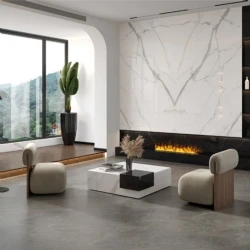 T-One Kalebodur Calacatta Unique Modül A 12 mm Mat Porselen Tezgah 160x320 Hemen Al
