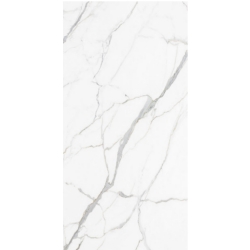 Kalebodur Calacatta Unique Modül A 6 mm Parlak Sinterflex Porselen Karo 120x280