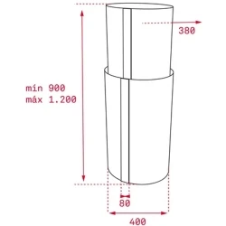 Teka CC 485 Dekoratif Siyah Ada Tipi Davlumbaz Hemen Al