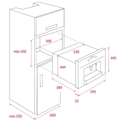 Teka CLC 855 GM Siyah Cam Ankastre Kahve Makinesi Hemen Al