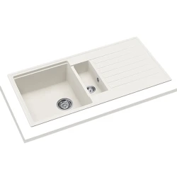 Teka Cliff 60 B-TQ Beyaz Granit Evye Hemen Al