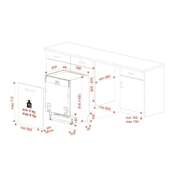 Teka DFI 46700 Tam Ankastre Bulaşık Makinesi Hemen Al