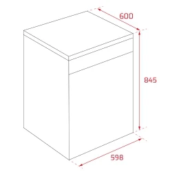 Teka DFS 76850 SS Inox Solo Bulaşık Makinesi Hemen Al