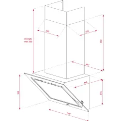 Teka DLV 68660 ST TOS Stone Grey Duvar Tipi Davlumbaz Hemen Al