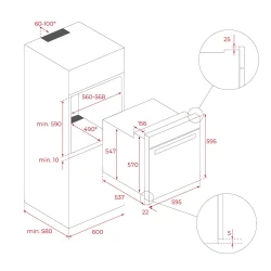 Teka HLB 85-G1 P BM MaestroPizza Mat Siyah Infinity G1 MaestroPizza Fırın Hemen Al