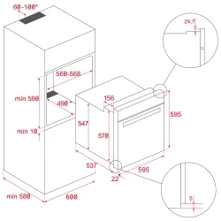 Teka HLB 8600 Beyaz Cam Fırın Hemen Al