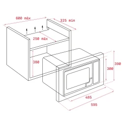 Teka MB 620 BI Beyaz Ankastre Mikrodalga Fırın Hemen Al