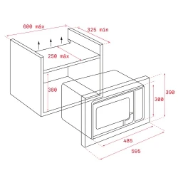 Teka ML 820 BIS Siyah Cam Mikrodalga Fırın Hemen Al