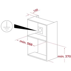 Teka ML 8220 BIS L FBK Siyah Cam Ankastre Mikrodalga Fırın Hemen Al
