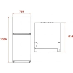 Teka RTF 54760 SS Inox Solo Buzdolabı Hemen Al