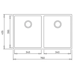 Teka Square 760 TG Artic White Tegranit Eviye Hemen Al