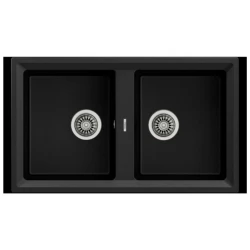 Teka Stone 90 B-TG Metalik Siyah Tegranit Eviye