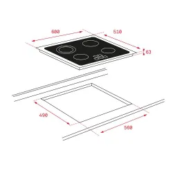 Teka TZ 6415 Vitroseramik Ocak Hemen Al