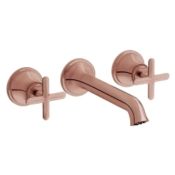 Vitra Origin Classic 3 Delikli Soft Bakır Ankastre Lavabo Bataryası A4289029 Hemen Al