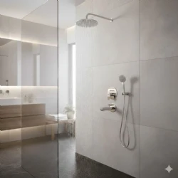 VitrA Flow Round Ankastre Duş Seti A49306 Hemen Al