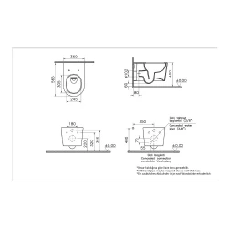 VitrA Nest Asma Klozet QuantumFlush 7870B403-0090 Hemen Al