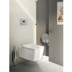 Vitra Arkitekta Yerden Parlak Paslanmaz Çelik Tuvalet Fırçalığı - A44294 Hemen Al