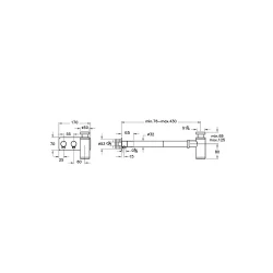 Vitra Asimetrik Rozetli Mat Siyah Lavabo Sifon Seti A4515636WTC Hemen Al