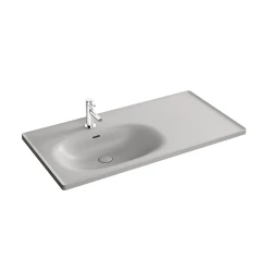 Vitra Equal 100x52 Cm Mat Taş Gri Etajerli Lavabo 7243B476-0001 Hemen Al