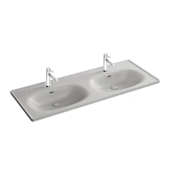 Vitra Equal 130x52 Cm Mat Taş Gri Etajerli Lavabo 7244B476-0001 Hemen Al