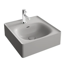 Vitra Equal 45x45 Cm Dikdörtgen Mat Taş Gri Lavabo 7240B476-0001 Hemen Al