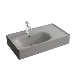 Vitra Equal 80x45 Cm Dikdörtgen Mat Taş Gri Çanak Lavabo 7242B476-0631 Hemen Al