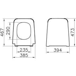 Vitra Equal Slim Yavaş Kapanan Klozet Kapağı - 119-476R009 Hemen Al