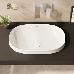 Vitra Frame 55x39 Cm Oval Tezgahüstü Lavabo 5652B403-0016 Hemen Al