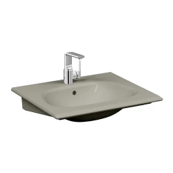 Vitra Frame 65x54 Cm Mat Bej Etajerli Lavabo 5707B420-0001 Hemen Al