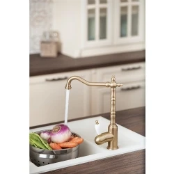 Vitra Idealine Verona Saten Soft Altın Eviye Bataryası A4215433 Hemen Al