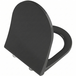 Vitra Integra Slim Yavaş Kapanır Mat Siyah Klozet Kapağı - 131-483R009
