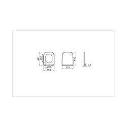Vitra Integra Square Slim Yavaş Kapanan Klozet Kapağı 191-003-009 Hemen Al