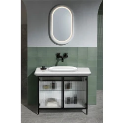 Vitra Liquid 53x40 Cm Oval Kompakt Tezgahüstü Lavabo - 7300B403-0016 Hemen Al